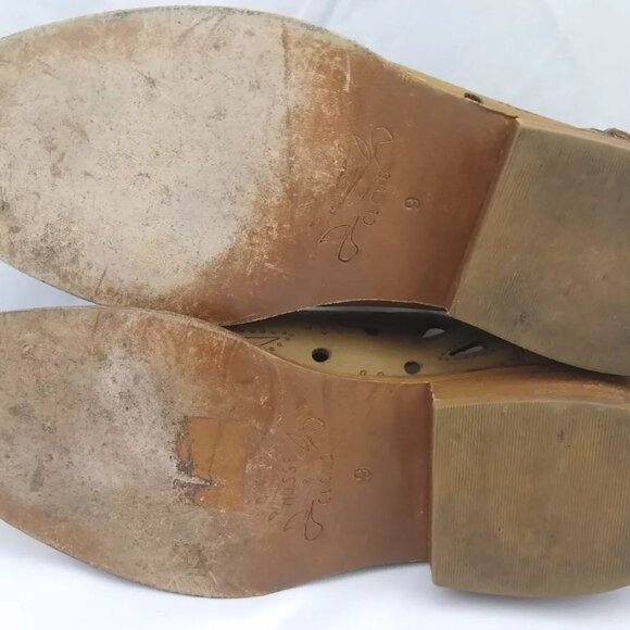 MUSSE & CLOUD COOLWAY ANISSE CUTOUT COWBOY BOOTS - SZ 9 - PRE-OWNED - Picture 6 of 6